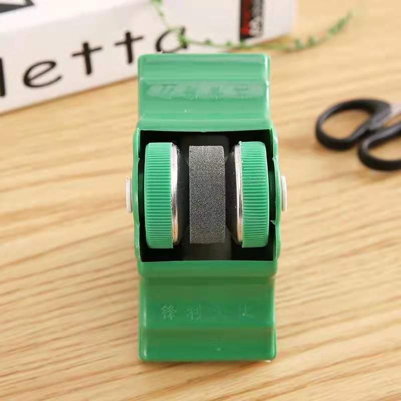 Ascuțitor de cuțite pentru bucătărie din oțel inoxidabil – unghi fix, rolă, cu două fețe, pentru uz casnic