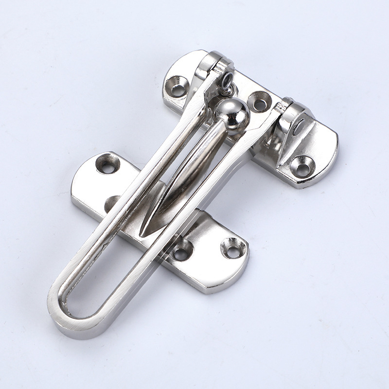 Cuplă ușă din aliaj de zinc, model anti-blocare, finisaj electroplacat cu textură trasă cu sârmă, stil modern minimalist