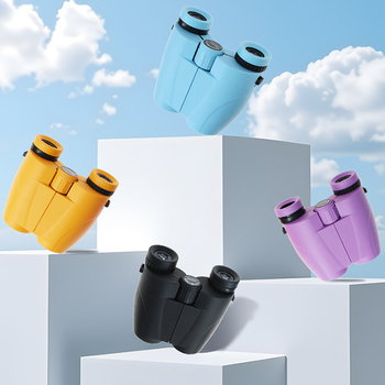 Binoclu mici personalizate 10x25 cu mai multe straturi; imprimare logo și ambalaj personalizat (mărire 10x, obiectiv 25 mm, câmp vizual 5,2°)