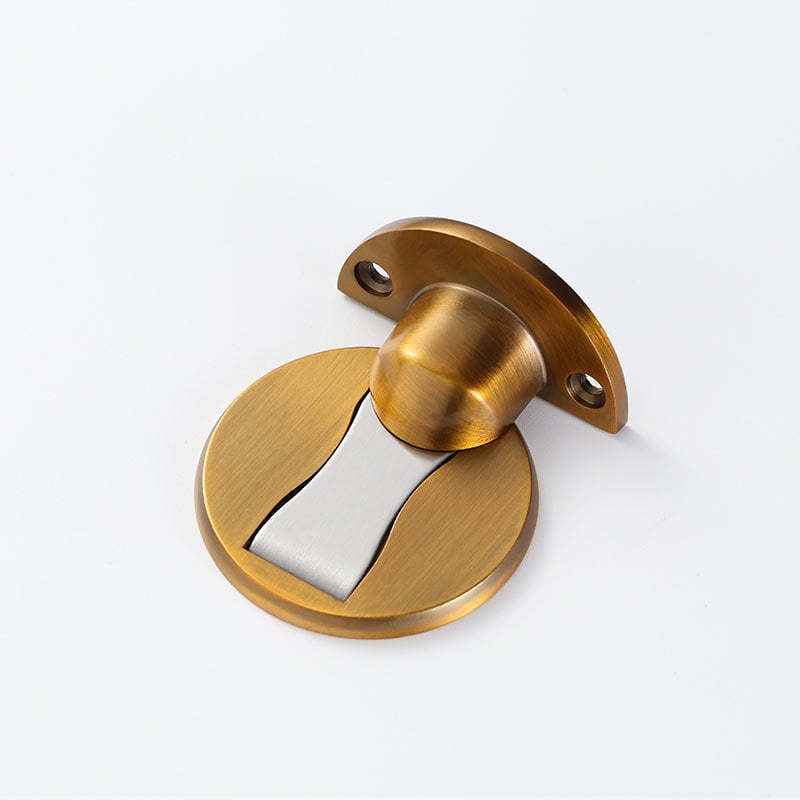 MX002 Opritor magnetic pentru ușă, din aliaj de zinc, fără găurire, montaj pe podea, structură ascunsă