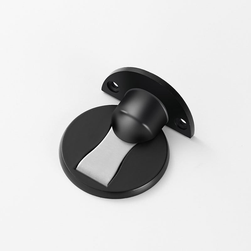 MX002 Opritor magnetic pentru ușă, din aliaj de zinc, fără găurire, montaj pe podea, structură ascunsă