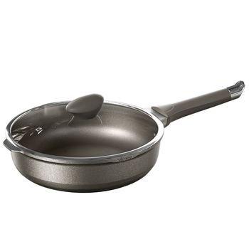 Tava za prženje s nelepljivim premazom, aluminijska legura, kompatibilna s indukcijom, dubina 9 cm, model AB-HJZJG