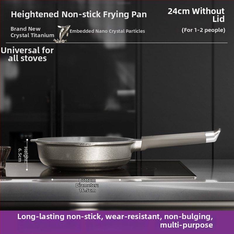 Tava za prženje s nelepljivim premazom, aluminijska legura, kompatibilna s indukcijom, dubina 9 cm, model AB-HJZJG