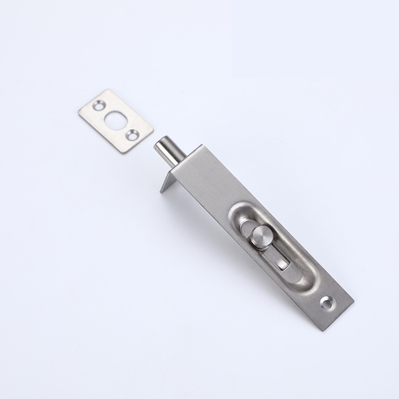 Rejtett ajtózár faajtókhoz, rozsdamentes acél, modell 7, felület elektroplattált, modern minimalist stílus