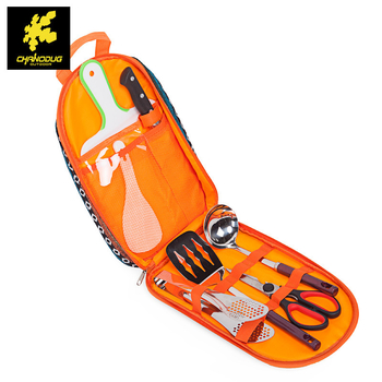 Vanjski set posuđa od nehrđajućeg čelika, 7 dijelova, model 8274, težina 0,98 kg