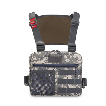 Unisex funkcionalni ruksak-vest s kamuflažnim uzorkom, najlon, podstava Oxford, stražnji panel s fiziološkim zakrivljenjem