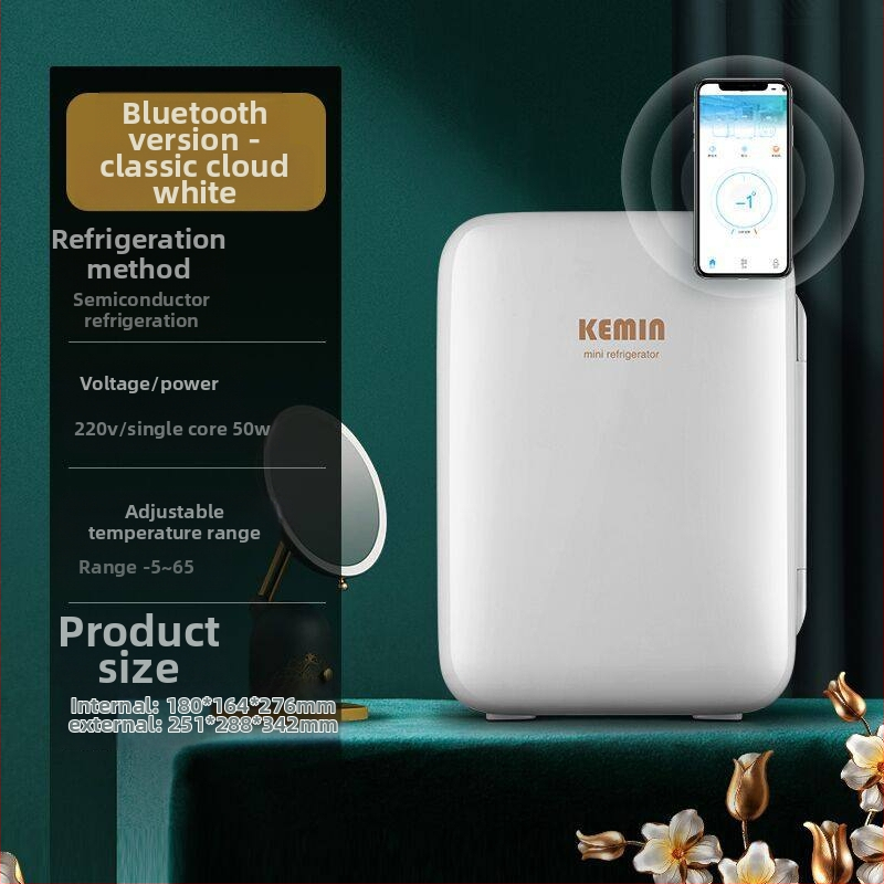Kimin polovodičová automobilová chladička pre kozmetiku, 6-10 L, 12V/220V, 55W, rozsah 0°C-65°C
