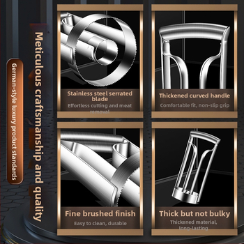 Odstraňovač jadierok ananásu a extraktor dužiny, 304 nerezová oceľ, úspora námahy, viacúčelový, moderný minimalistický dizajn