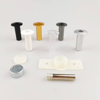 PVC skriveni podni stopper za vrata, skriven dizajn, materijal PVC, površina završena sprejem, ručno upravljanje