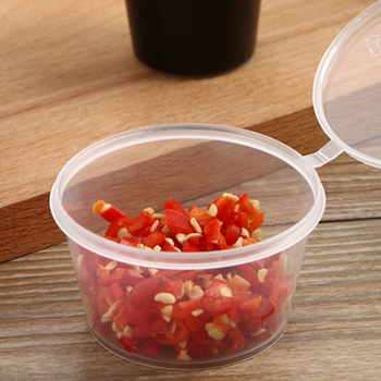 Пасифлоров плод: еднократни чаши за сос и кутия за пакетиране за доставка, микровълнова безопасност, печат на лого, персонализация, хранителен PP