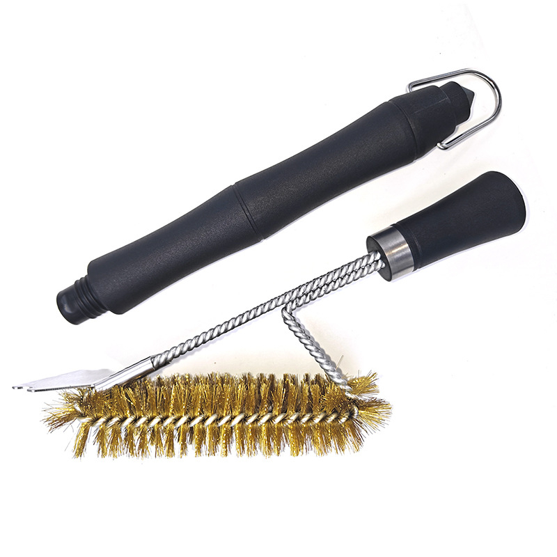 BBQ četka za roštilj s odvojivim PP držalom i žičanom glavom za čišćenje roštilja i mreže pećnice