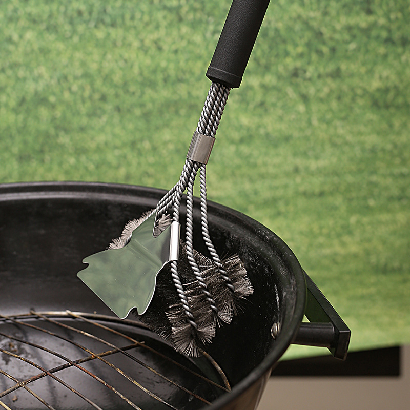 BBQ četka za roštilj s odvojivim PP držalom i žičanom glavom za čišćenje roštilja i mreže pećnice