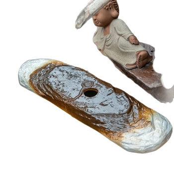 Κεραμικό διακοσμητικό αγγείο με ροή νερού για ενυδρείο, γλασαρισμένη επιφάνεια, χειροποίητο, κλασικό στυλ, κυκλοφορία και οξυγονισμός