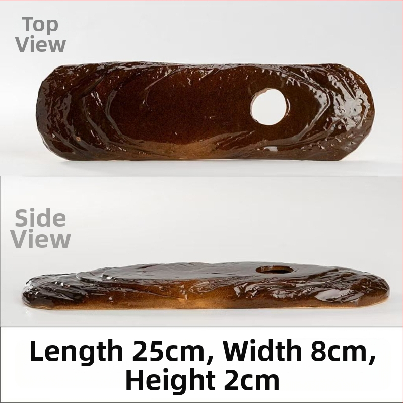 Keramická dekoratívna nádobka s prúdom vody pre akvárium, glazovaná plocha, ručná výroba, klasický štýl, cirkulácia a okysličovanie