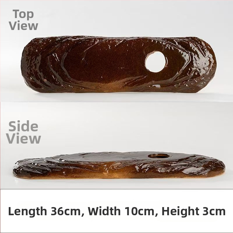 Keramická dekoratívna nádobka s prúdom vody pre akvárium, glazovaná plocha, ručná výroba, klasický štýl, cirkulácia a okysličovanie