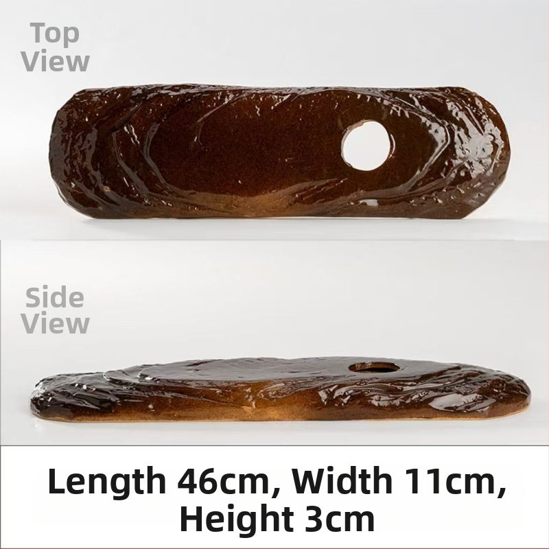 Keramická dekoratívna nádobka s prúdom vody pre akvárium, glazovaná plocha, ručná výroba, klasický štýl, cirkulácia a okysličovanie