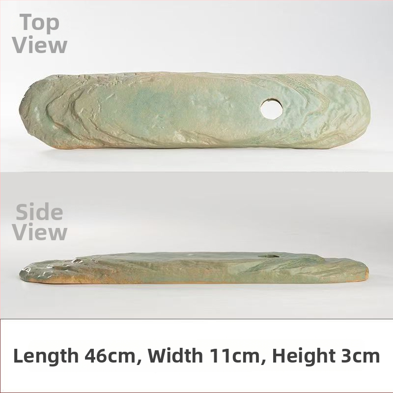 Keramická dekoratívna nádobka s prúdom vody pre akvárium, glazovaná plocha, ručná výroba, klasický štýl, cirkulácia a okysličovanie