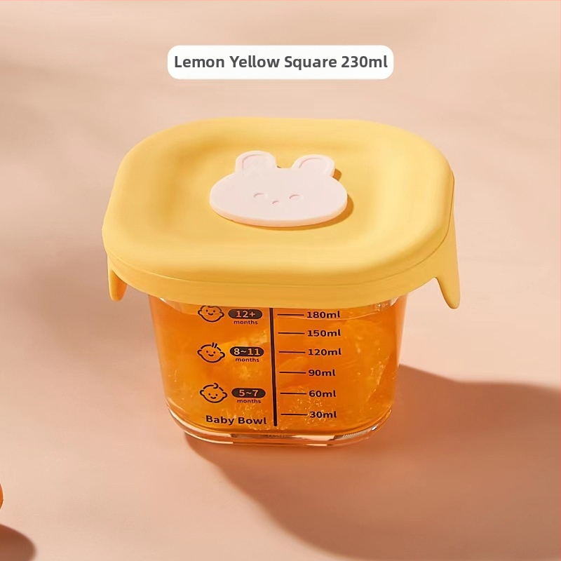 Set de boluri din sticlă pentru hrana bebelușilor – 60 piese, pentru alimentația complementară, bol cu aburi pentru ouă, pentru copii de peste 3 luni