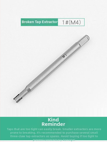 Vytláčač zlomených skrutiek – ručný, s vysokou pevnosťou, spätný závit; Značka: Other; Model: F756T6SJMH558H