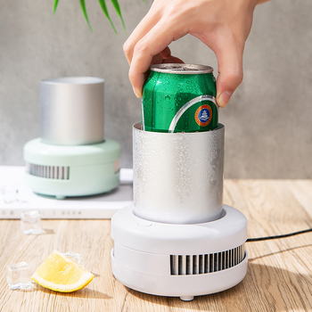 Hladna čaša za stol, model Bz-01 – 12W, 380ml, plastika + aluminijska legura, upravljanje gumbom