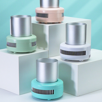 Hladna čaša za stol, model Bz-01 – 12W, 380ml, plastika + aluminijska legura, upravljanje gumbom