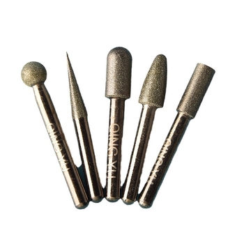 Cap de șlefuit diamant pentru plăci ceramice și gravură pe jad, cap de șlefuit electric din aliaj de emery, granulație fină