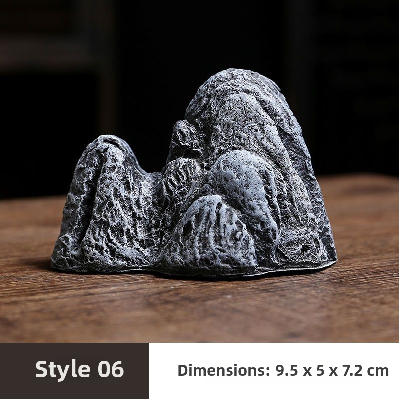 Fém rockery Bonsai tájkép dísz, kínai stílusú, félig kézi készítésű