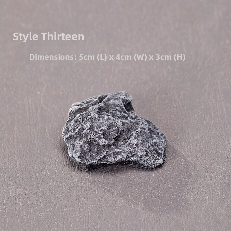 Fém rockery Bonsai tájkép dísz, kínai stílusú, félig kézi készítésű