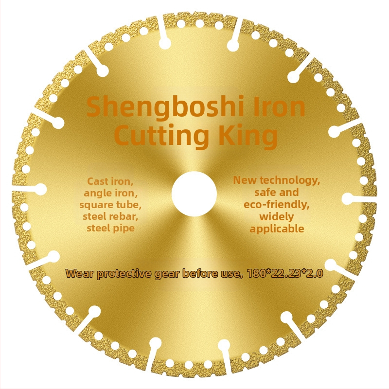 Kotúč na uhlovú brúsku na kov – diamantový kotúč pre nerezovú oceľ, uhol železo, štvorhranný profil a závitovú oceľ – San Platinum Lion