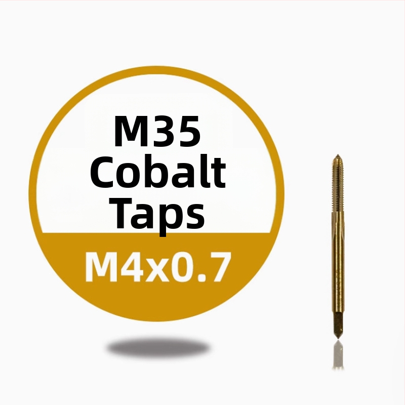 Závitovací vrták z nerezovej ocele pre stroje — titan povlak, obsah kobaltu