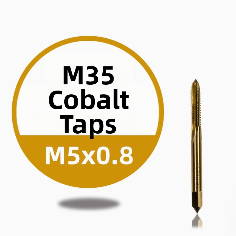 Závitovací vrták z nerezovej ocele pre stroje — titan povlak, obsah kobaltu