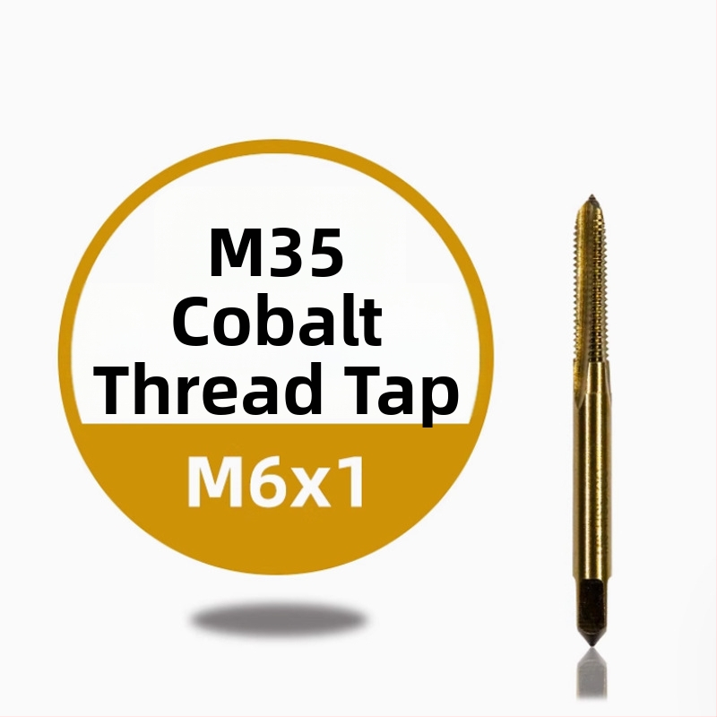 Závitovací vrták z nerezovej ocele pre stroje — titan povlak, obsah kobaltu