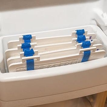 Комплект чаши за съхранение на кърма - 4 броя - PP пластмаса - Rabbit Xiao Bao