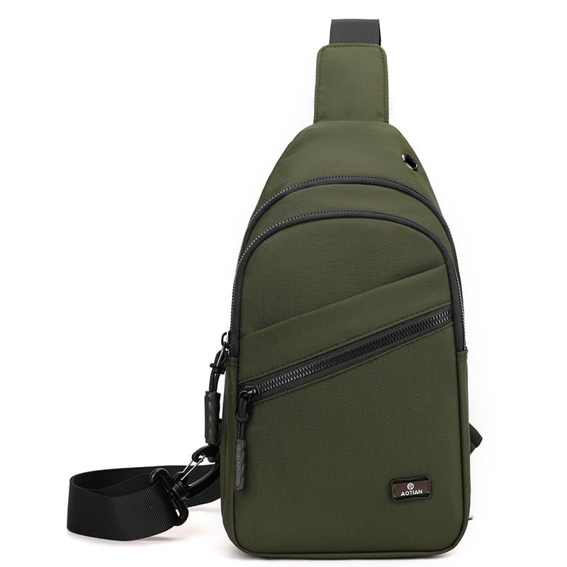 Férfi mellkas táska szabadidős utazásokhoz — Oxford anyag, ultra könnyű, Aotian márka, 2025 tavasz