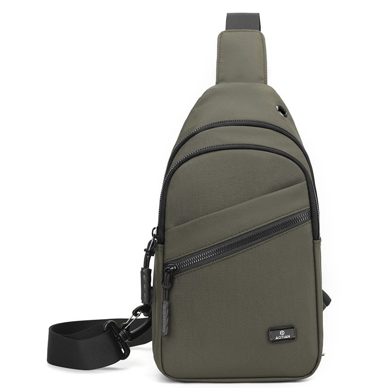 Férfi mellkas táska szabadidős utazásokhoz — Oxford anyag, ultra könnyű, Aotian márka, 2025 tavasz