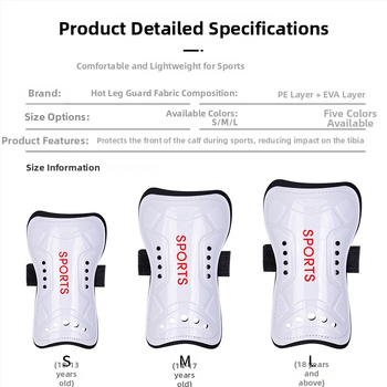 RE-HUO Футболни протектори за пищял с презрамки, пластмасов материал, протектор за крак за футбол