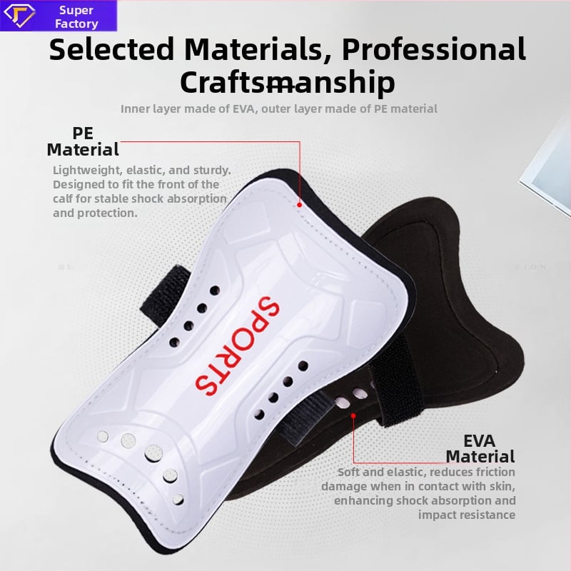 RE-HUO Футболни протектори за пищял с презрамки, пластмасов материал, протектор за крак за футбол