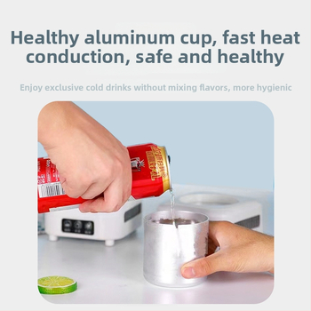 Mini prenosný pohár na chladenie nápojov, model Ice Boy, napájanie DC 220V