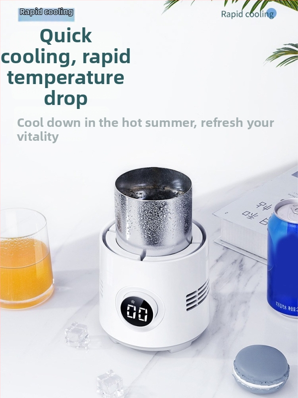 Mini prenosný pohár na chladenie nápojov, model Ice Boy, napájanie DC 220V