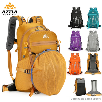 Раница за туризъм от Oxford платно, унисекс, дишаща, с извитa презрамка, за планинарство и къмпинг