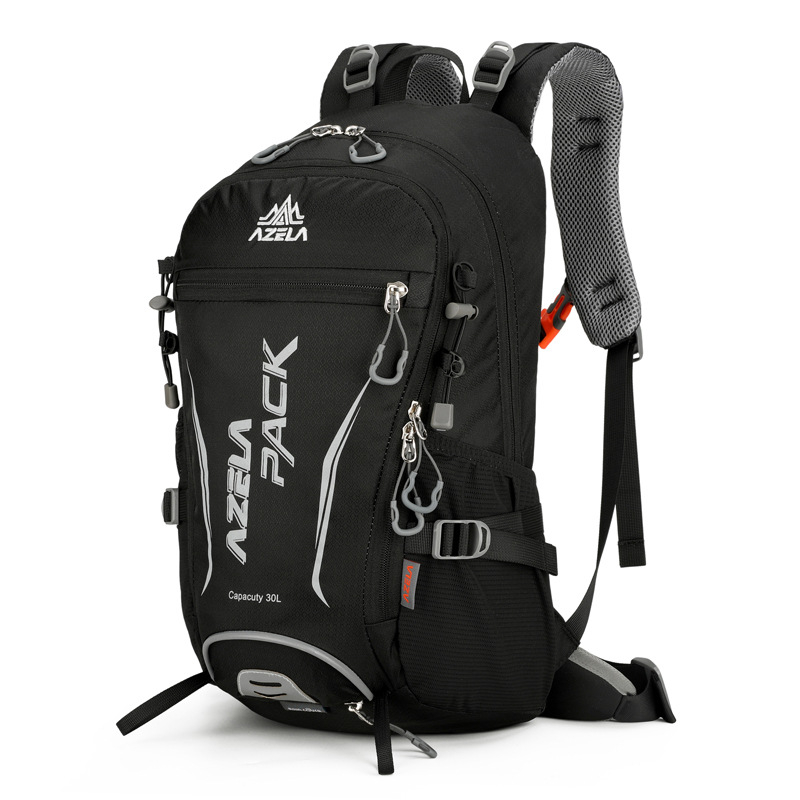 Раница за туризъм от Oxford платно, унисекс, дишаща, с извитa презрамка, за планинарство и къмпинг