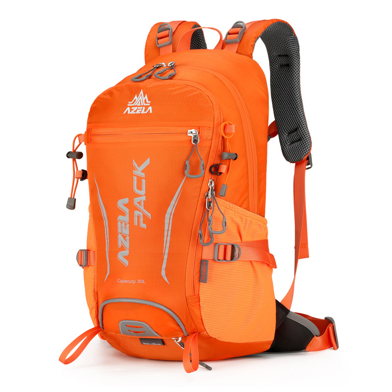 Раница за туризъм от Oxford платно, унисекс, дишаща, с извитa презрамка, за планинарство и къмпинг