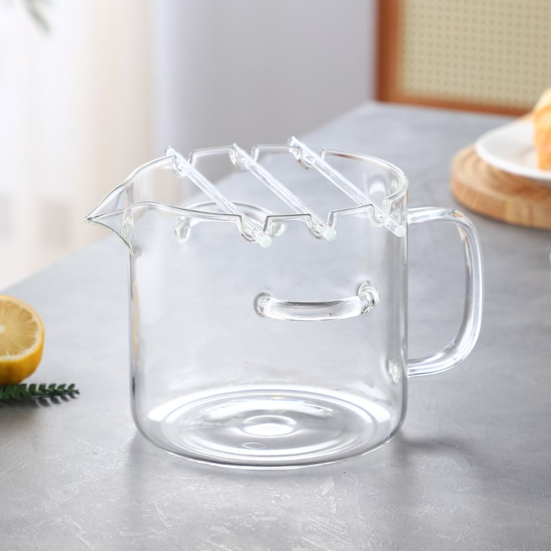 Γυάλινο δοχείο για το ψήσιμο κρέατος, χωρίς καπνό, 680 γρ., συμβατό με όλες τις εστίες