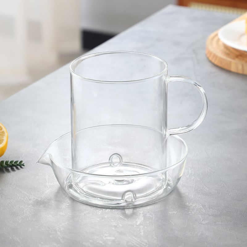 Γυάλινο δοχείο για το ψήσιμο κρέατος, χωρίς καπνό, 680 γρ., συμβατό με όλες τις εστίες