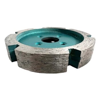 Διαμαντενιος παχύτερος δίσκος κοπής για σχισμές σε γρανίτη και σκυροδέματος με κεφαλή λείανσης - GTX