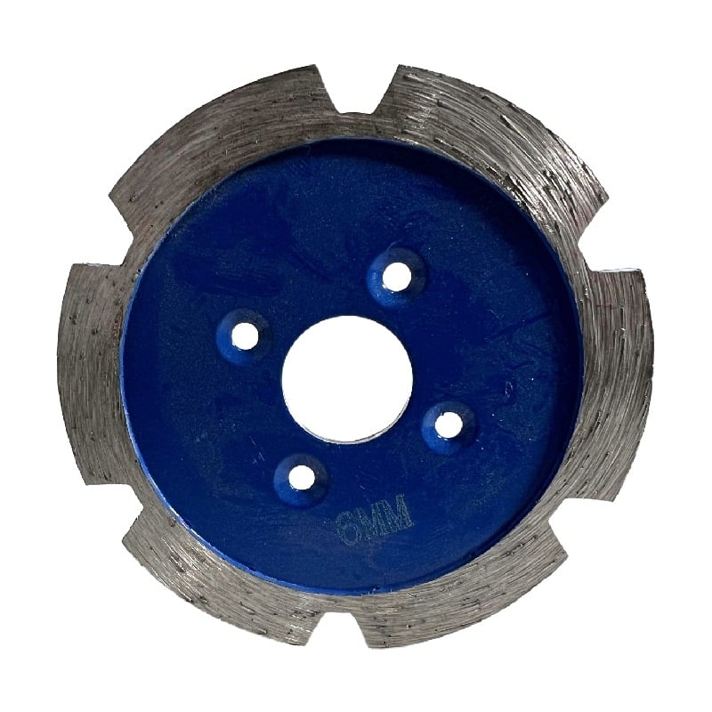 Διαμαντενιος παχύτερος δίσκος κοπής για σχισμές σε γρανίτη και σκυροδέματος με κεφαλή λείανσης - GTX