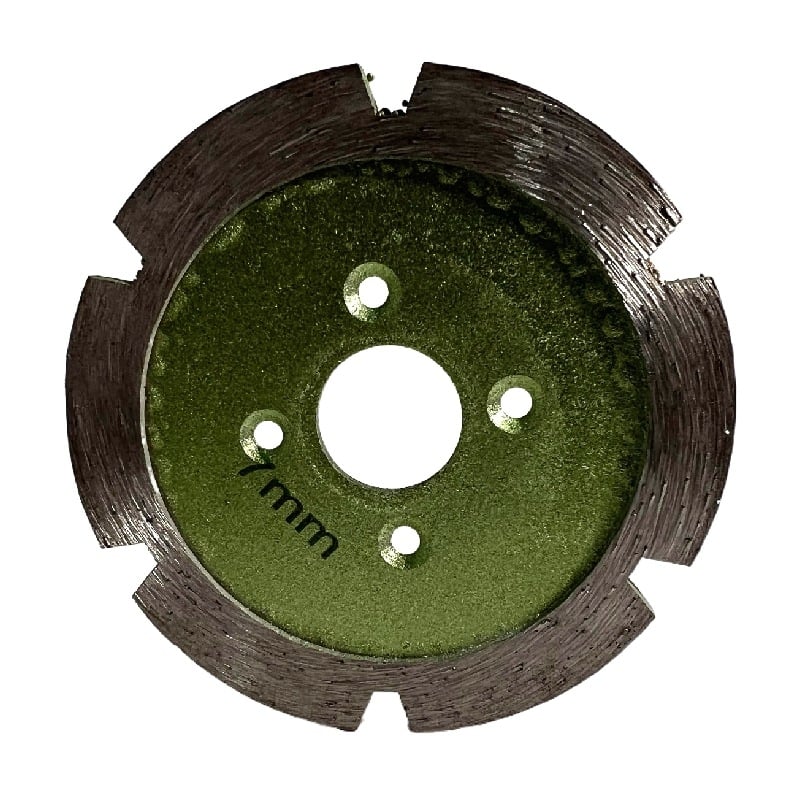 Διαμαντενιος παχύτερος δίσκος κοπής για σχισμές σε γρανίτη και σκυροδέματος με κεφαλή λείανσης - GTX