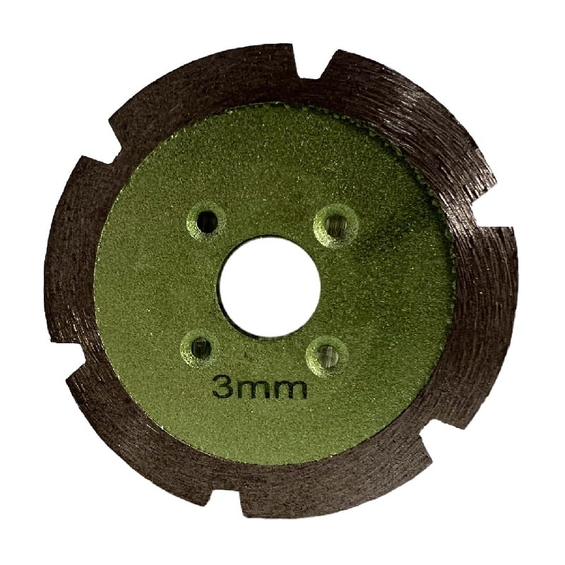 Διαμαντενιος παχύτερος δίσκος κοπής για σχισμές σε γρανίτη και σκυροδέματος με κεφαλή λείανσης - GTX