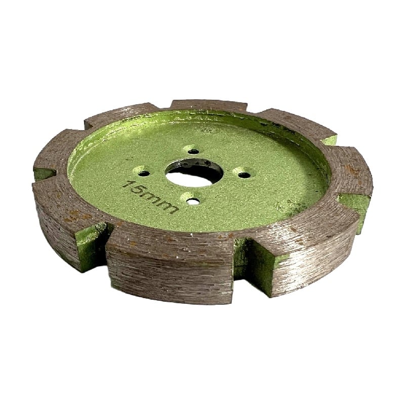 Διαμαντενιος παχύτερος δίσκος κοπής για σχισμές σε γρανίτη και σκυροδέματος με κεφαλή λείανσης - GTX