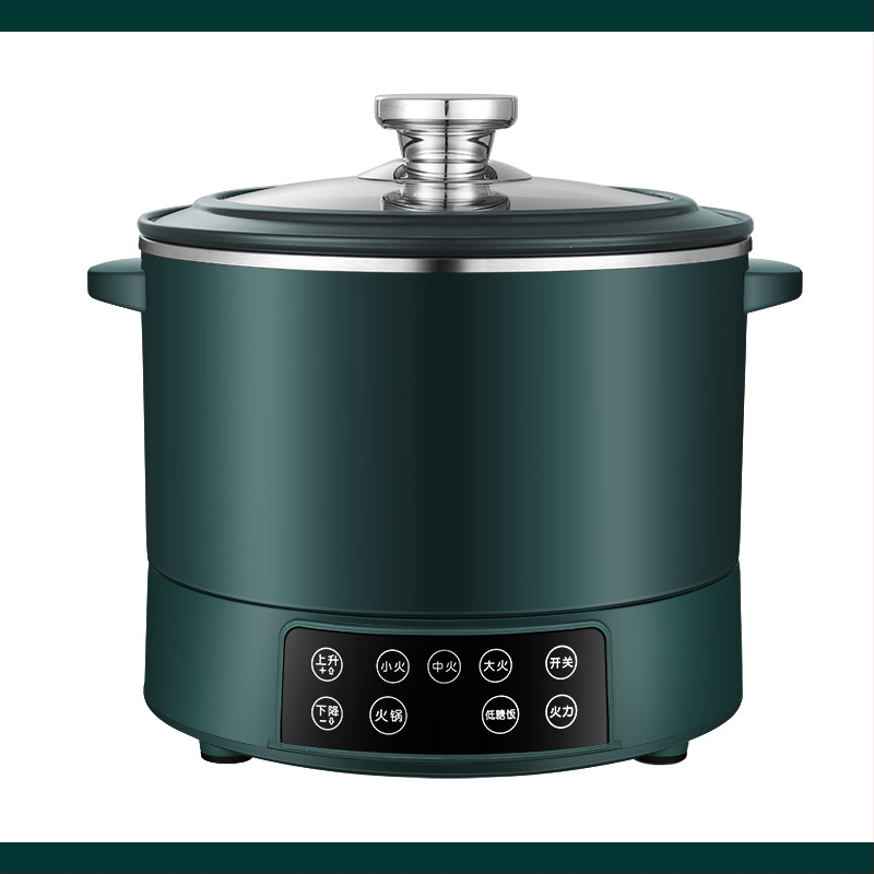 Električni hot pot lonac, 1201–1500 W, 3–4 L, nehrđajući čelik, dodirno upravljanje, funkcije: parenje, kuhanje, dinstanje
